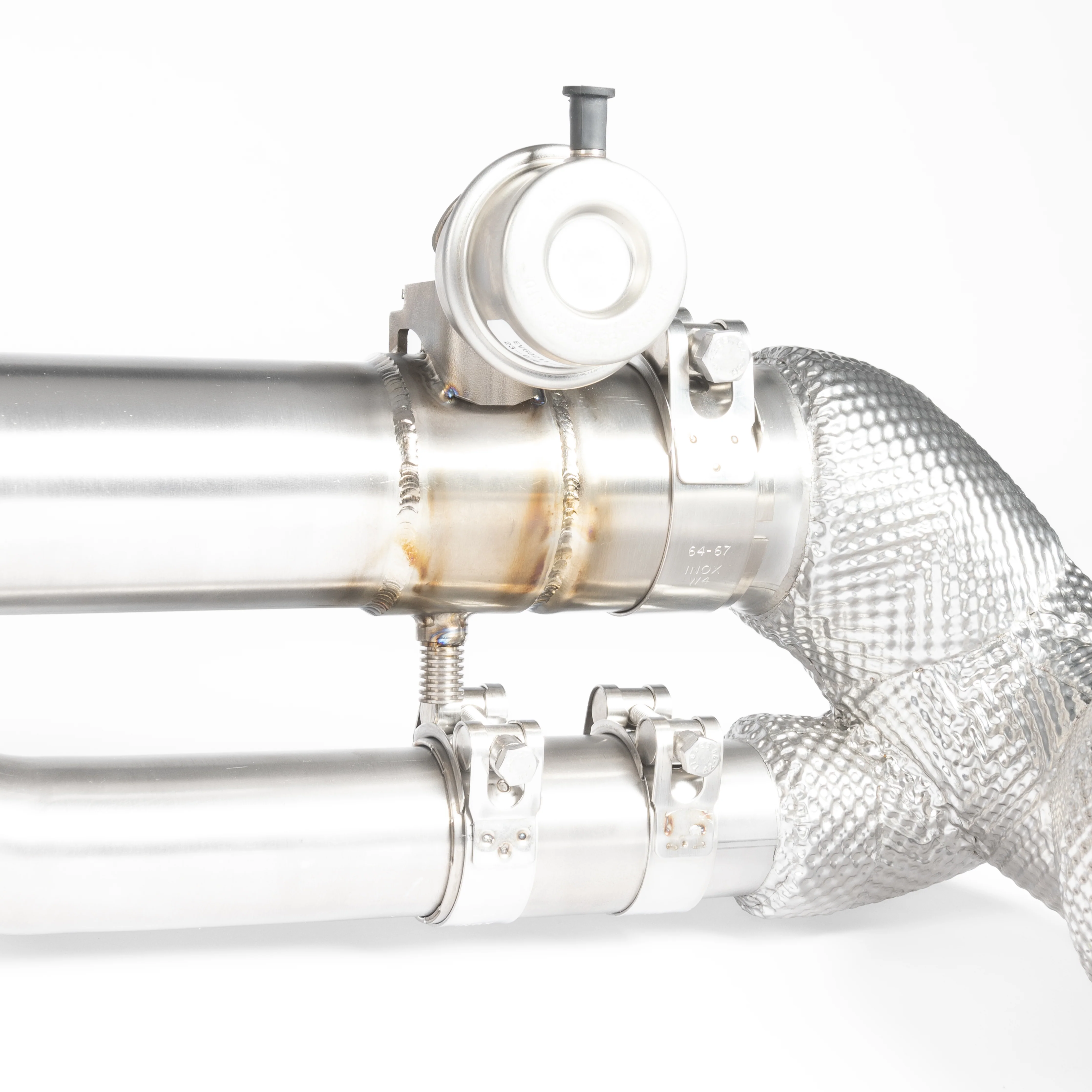 TITANIUM VALVED RACE PIPE (HEAT SHIELDED RACE CATS) - Image 11