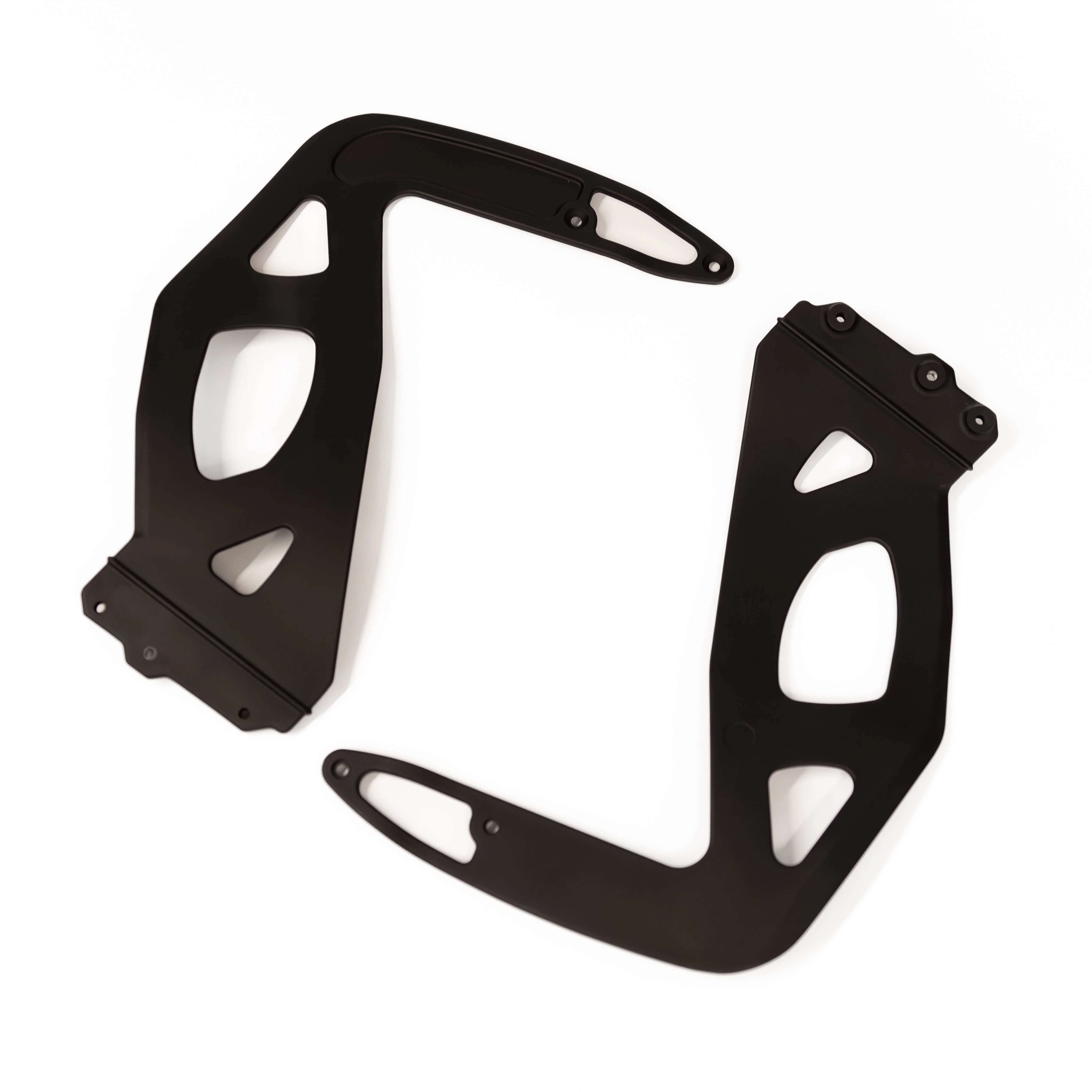 BILLET ALUMINIUM WING UPRIGHTS (BLACK) - Image 3