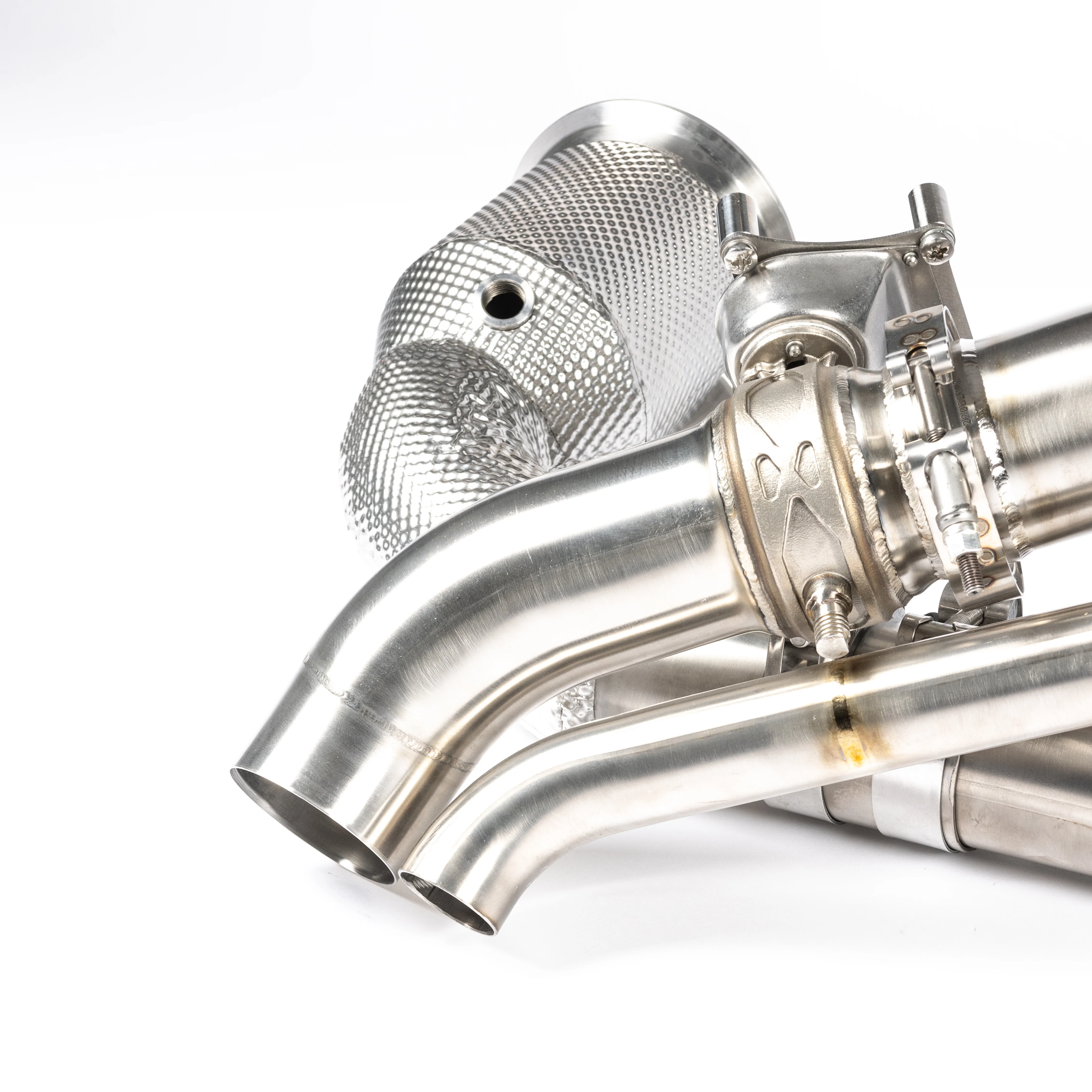 TITANIUM RACE PIPE (VALVED / HEAT SHIELDED RACE CATS) - Image 8