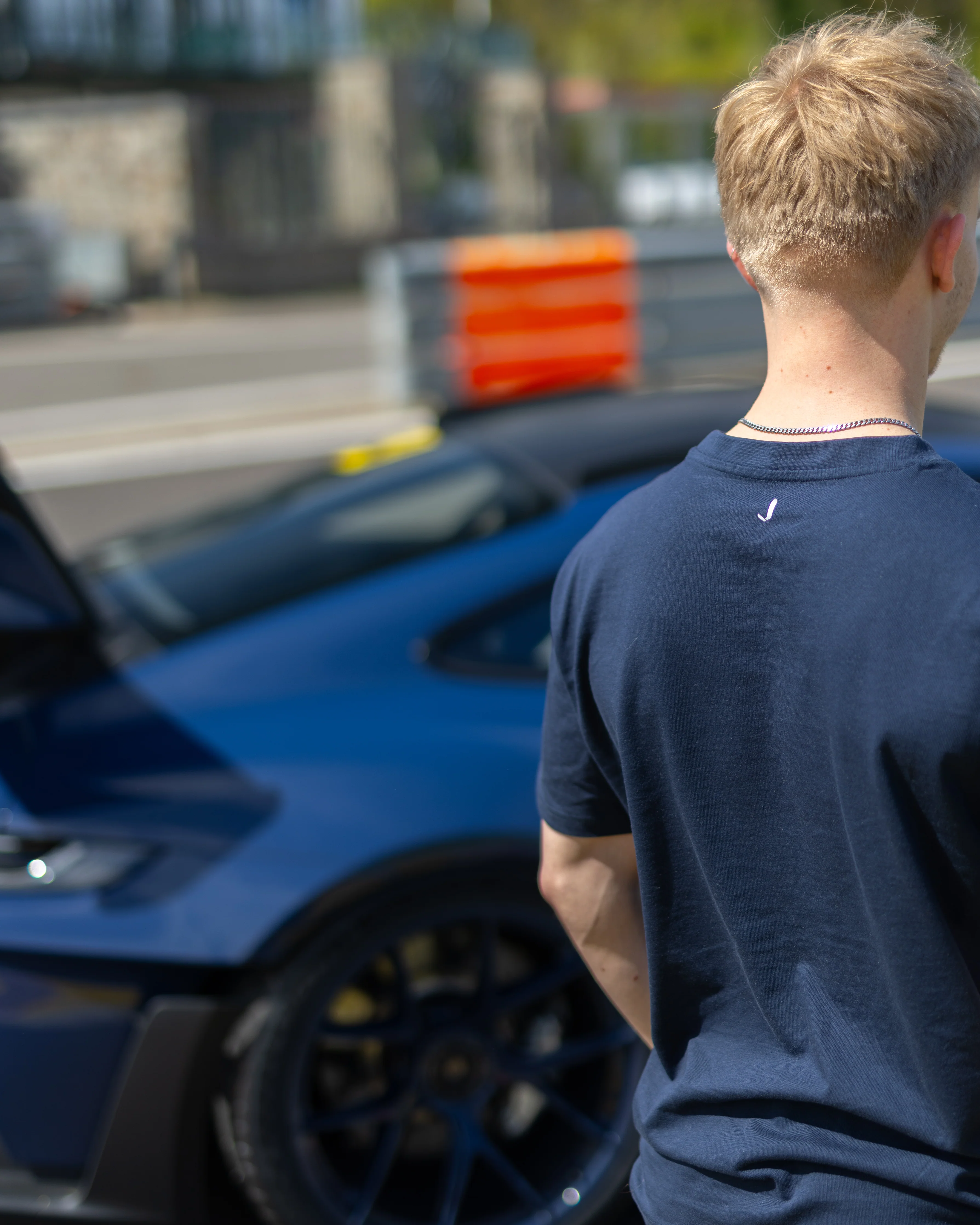 NAVY OVERSIZED TEE - Image 3