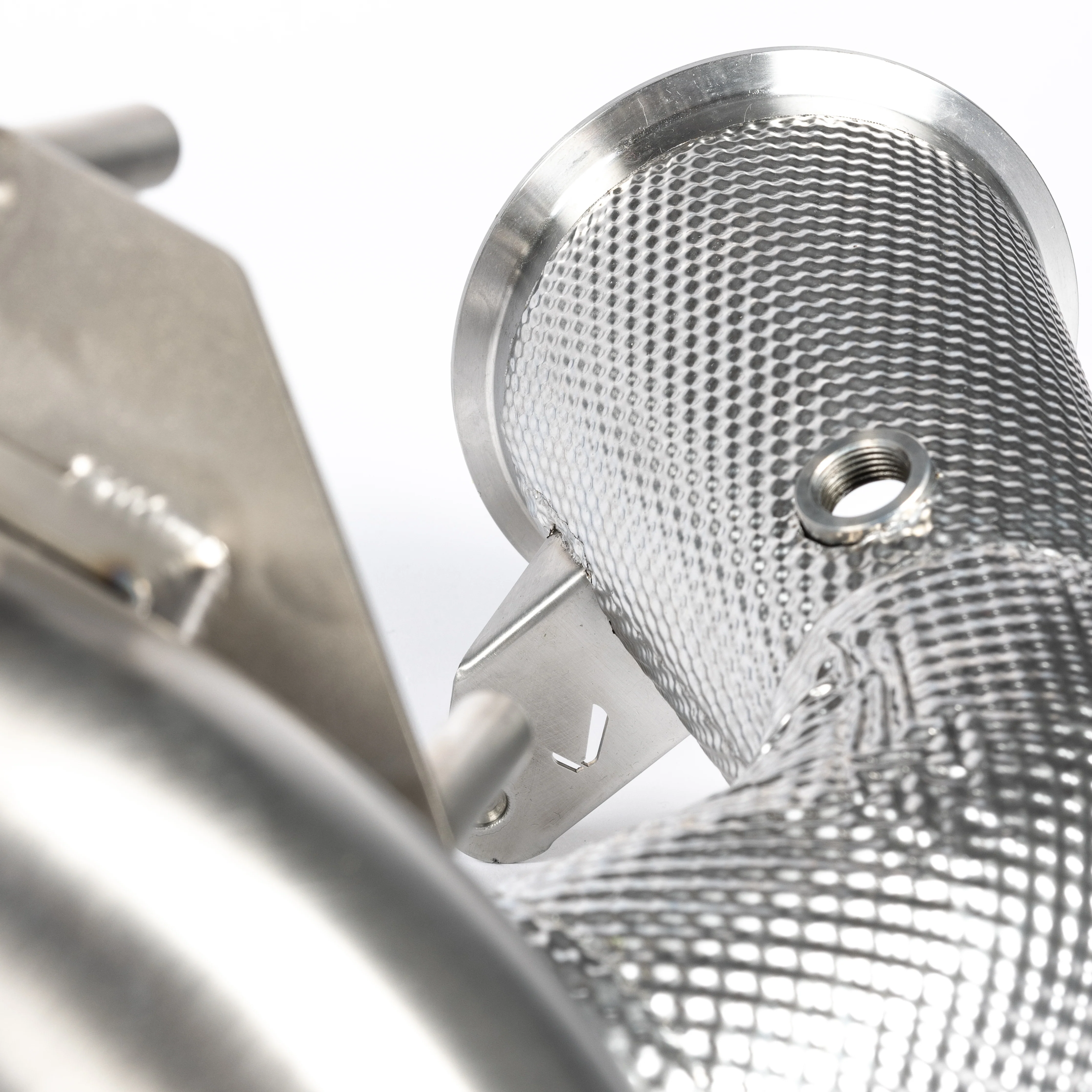 TITANIUM RACE PIPE (SILENCED / HEAT SHIELDED CAT DELETES) - Image 10