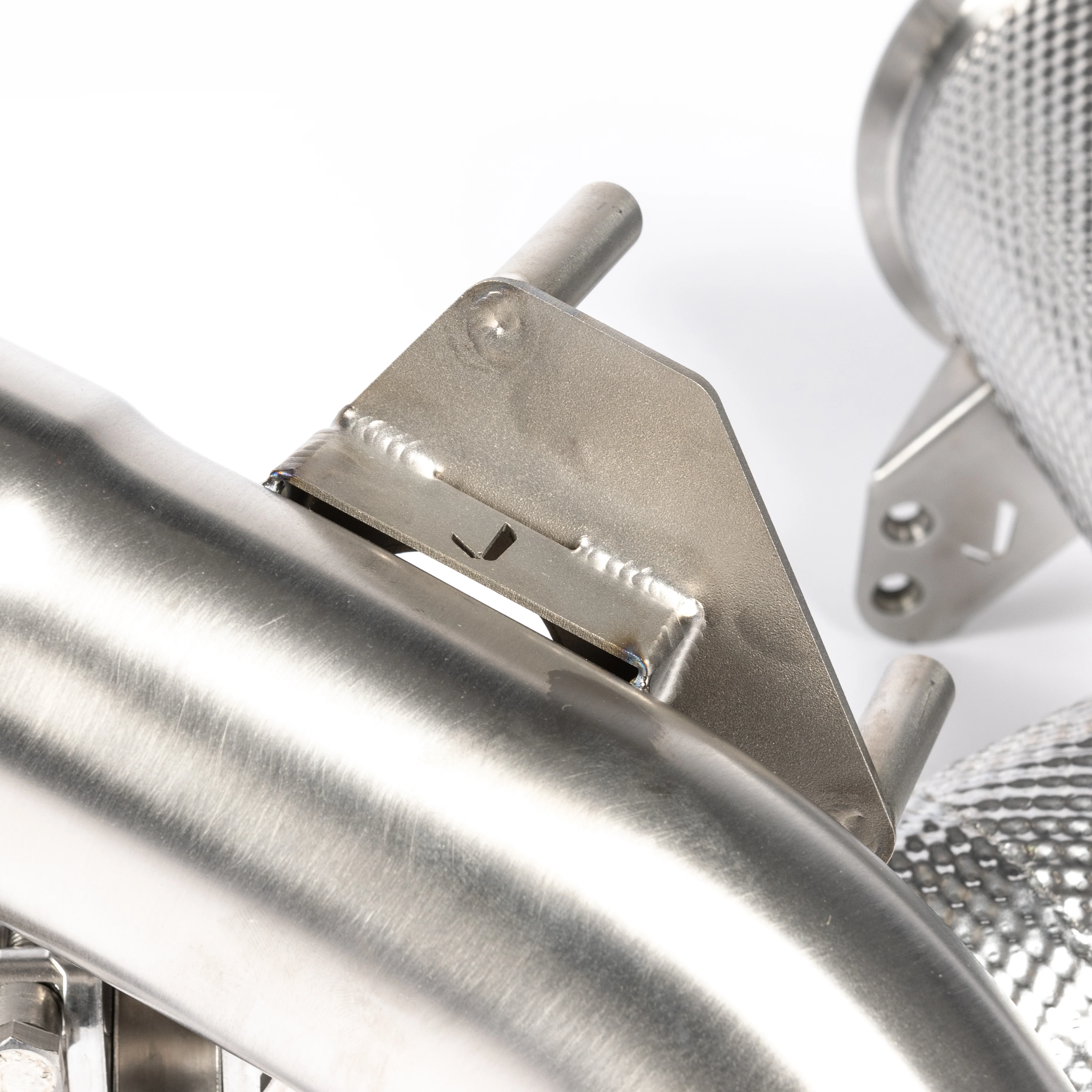 TITANIUM RACE PIPE (SILENCED / HEAT SHIELDED CAT DELETES) - Image 11