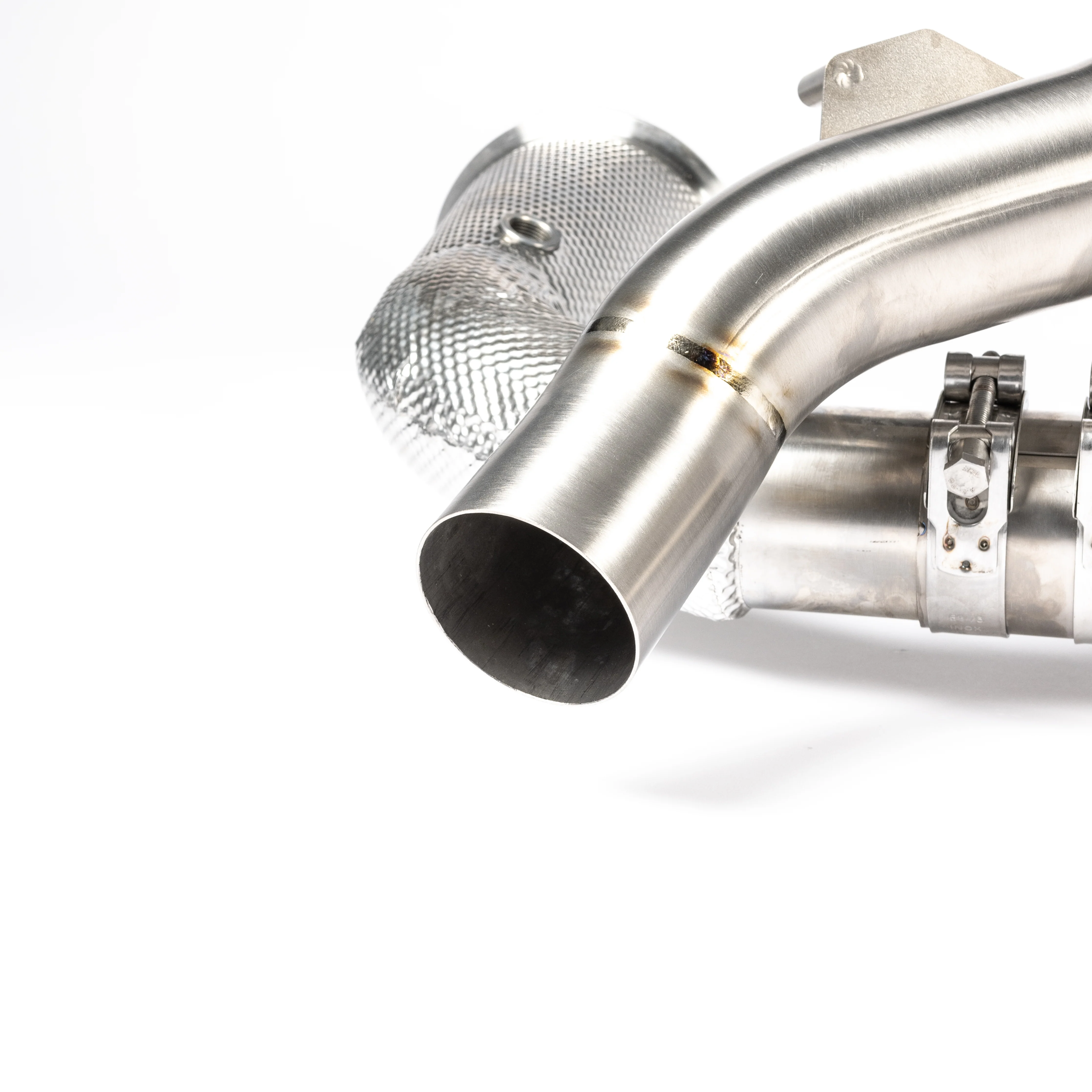 TITANIUM RACE PIPE (SILENCED / HEAT SHIELDED CAT DELETES) - Image 6