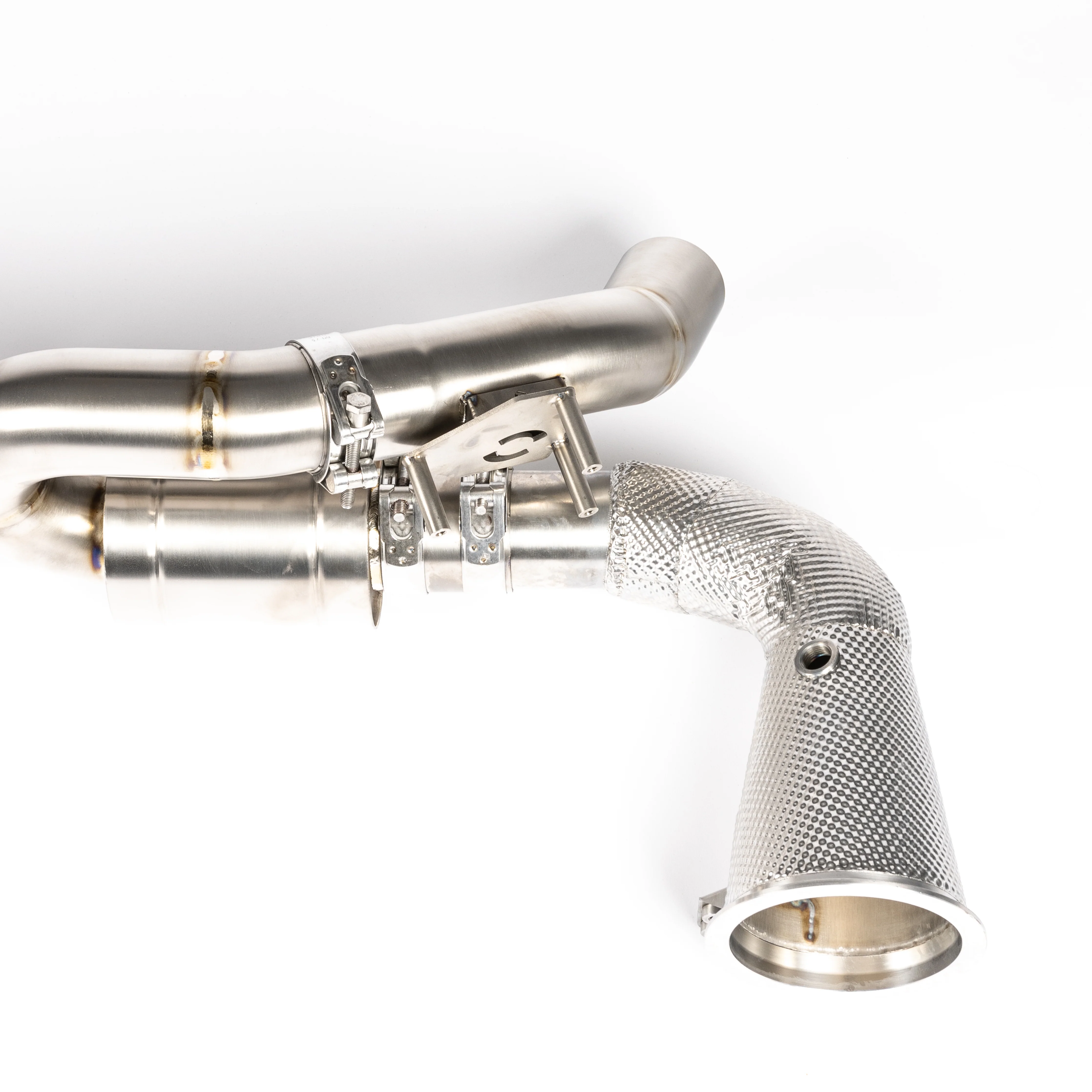 TITANIUM RACE PIPE (SILENCED / HEAT SHIELDED CAT DELETES) - Image 8